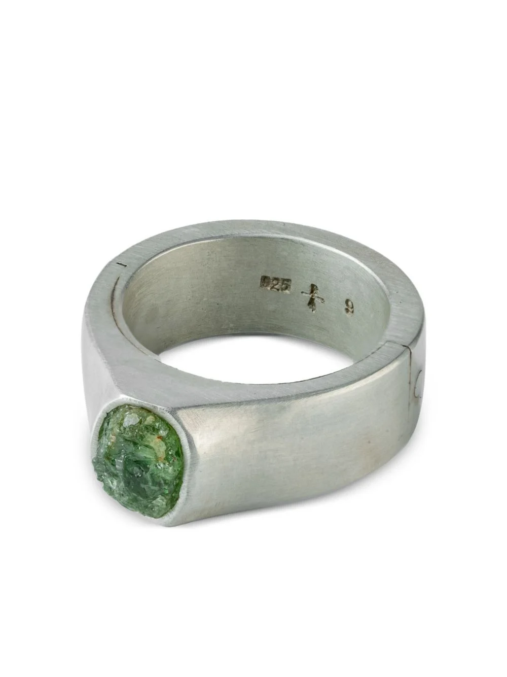 terrestrial surfaced peridot ring - 1