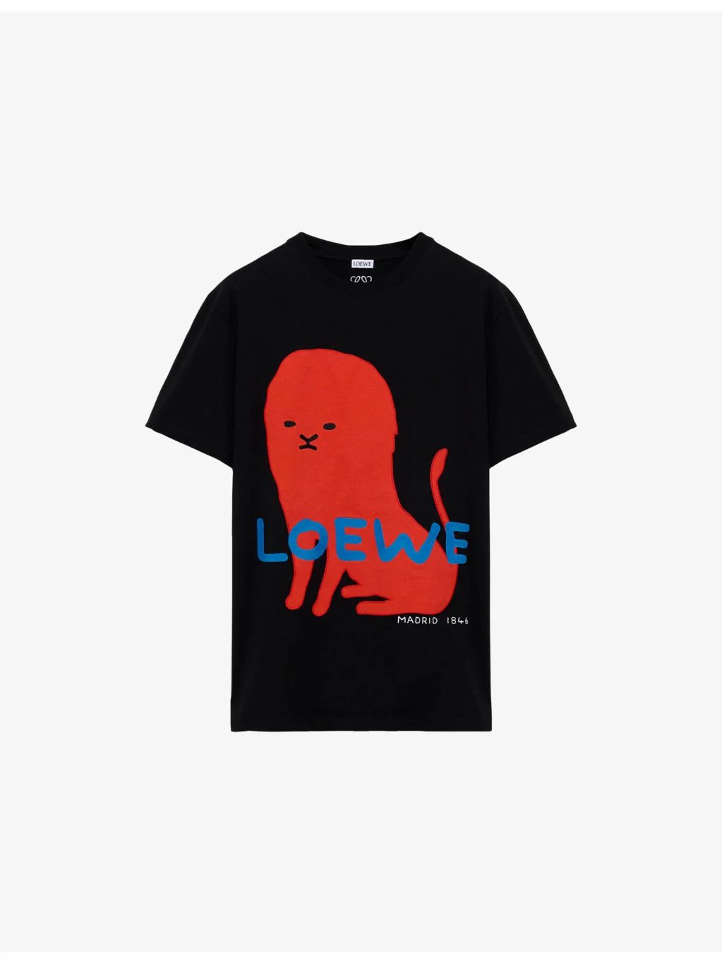 Branded Short-Sleeved Cotton-Blend T-Shirt - 1