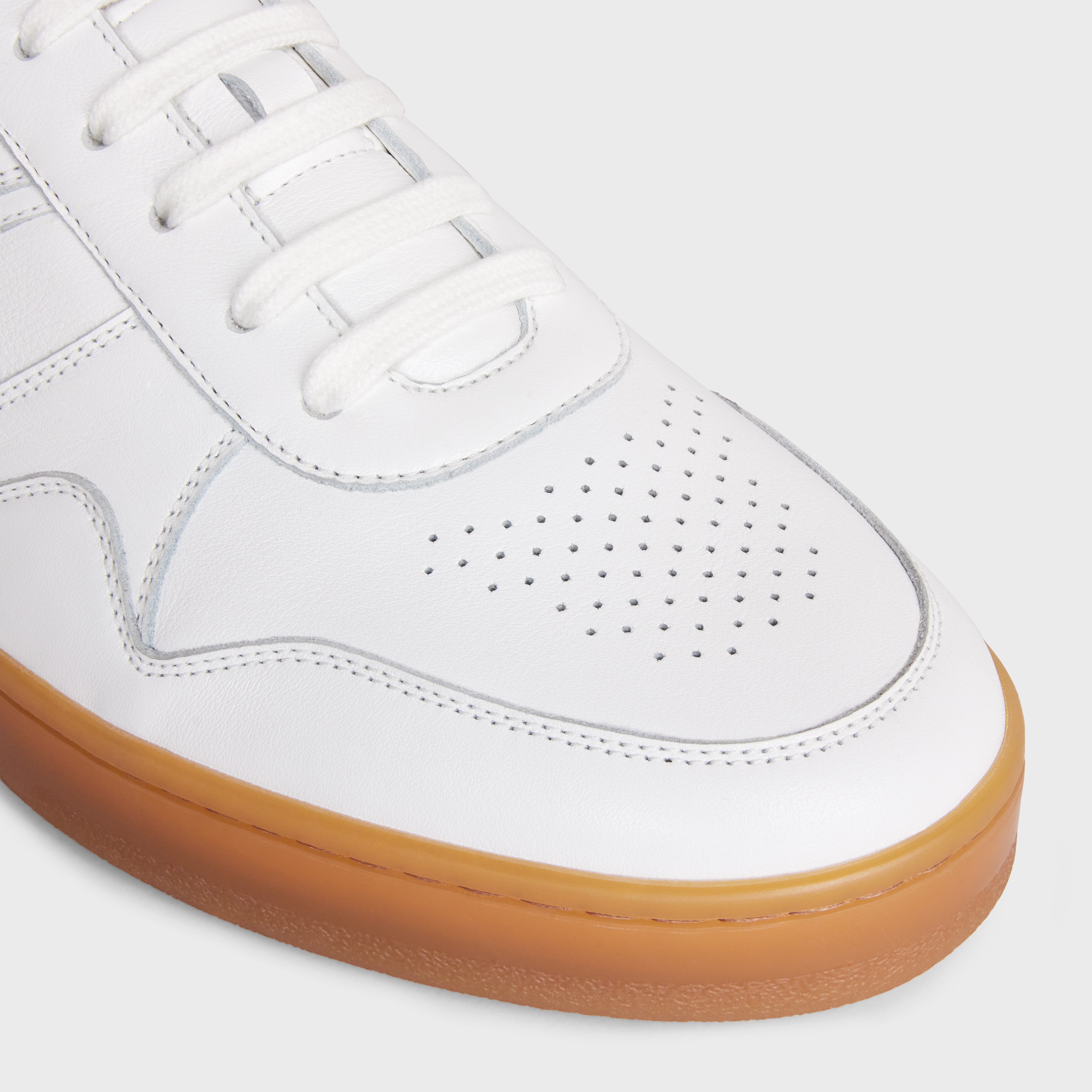 CELINE TRAINER LOW LACE-UP SNEAKER in CALFSKIN - 4