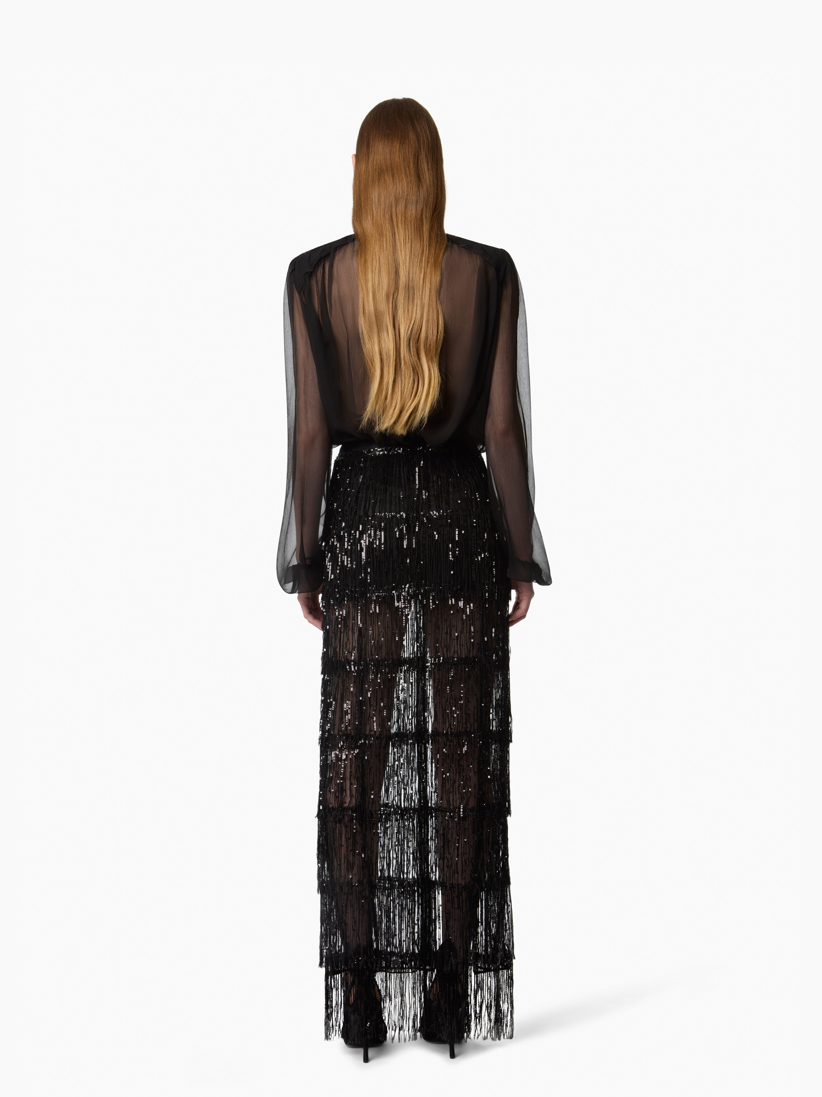 Sequined Tulle Skirt - 5