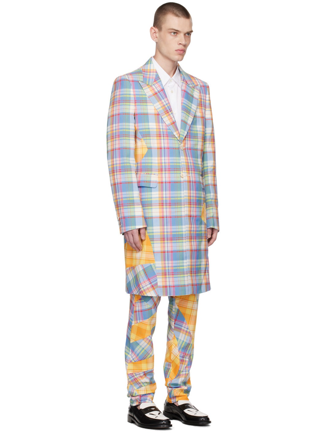 Multicolor Check Coat - 2