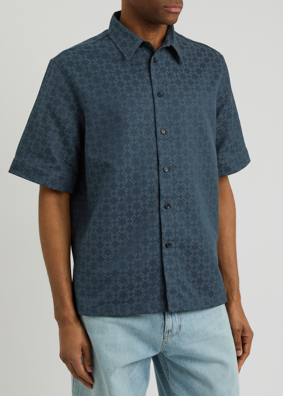 Givenchy Logo-monogrammed Jacquard Cotton-blend Shirt - 2