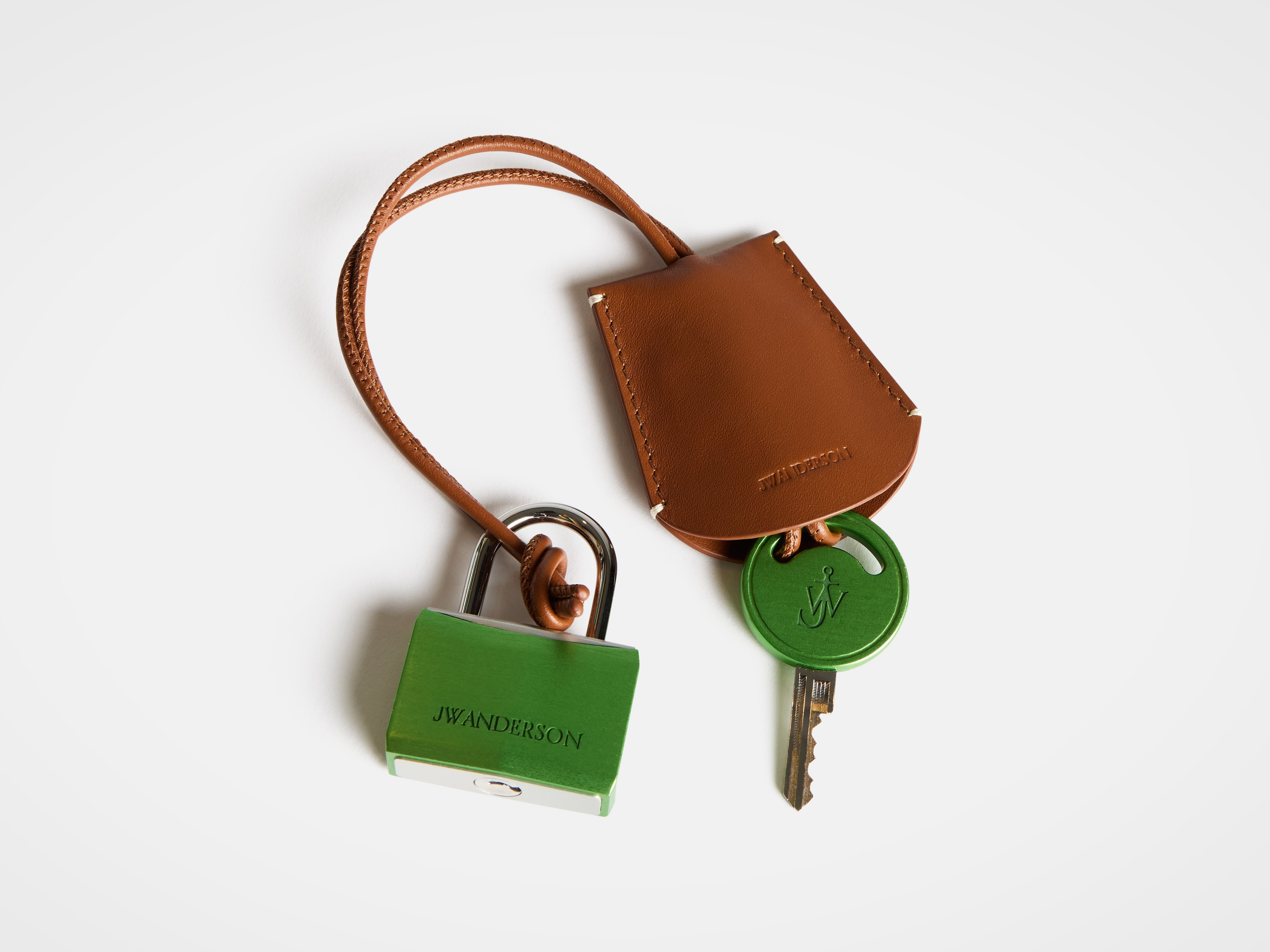 PADLOCK CHARM IN GREEN - 2