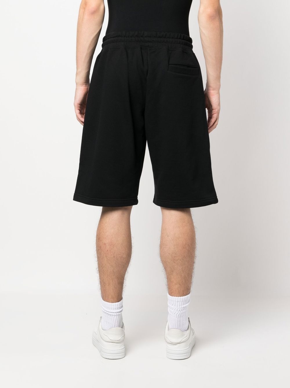 logo-print track shorts - 4