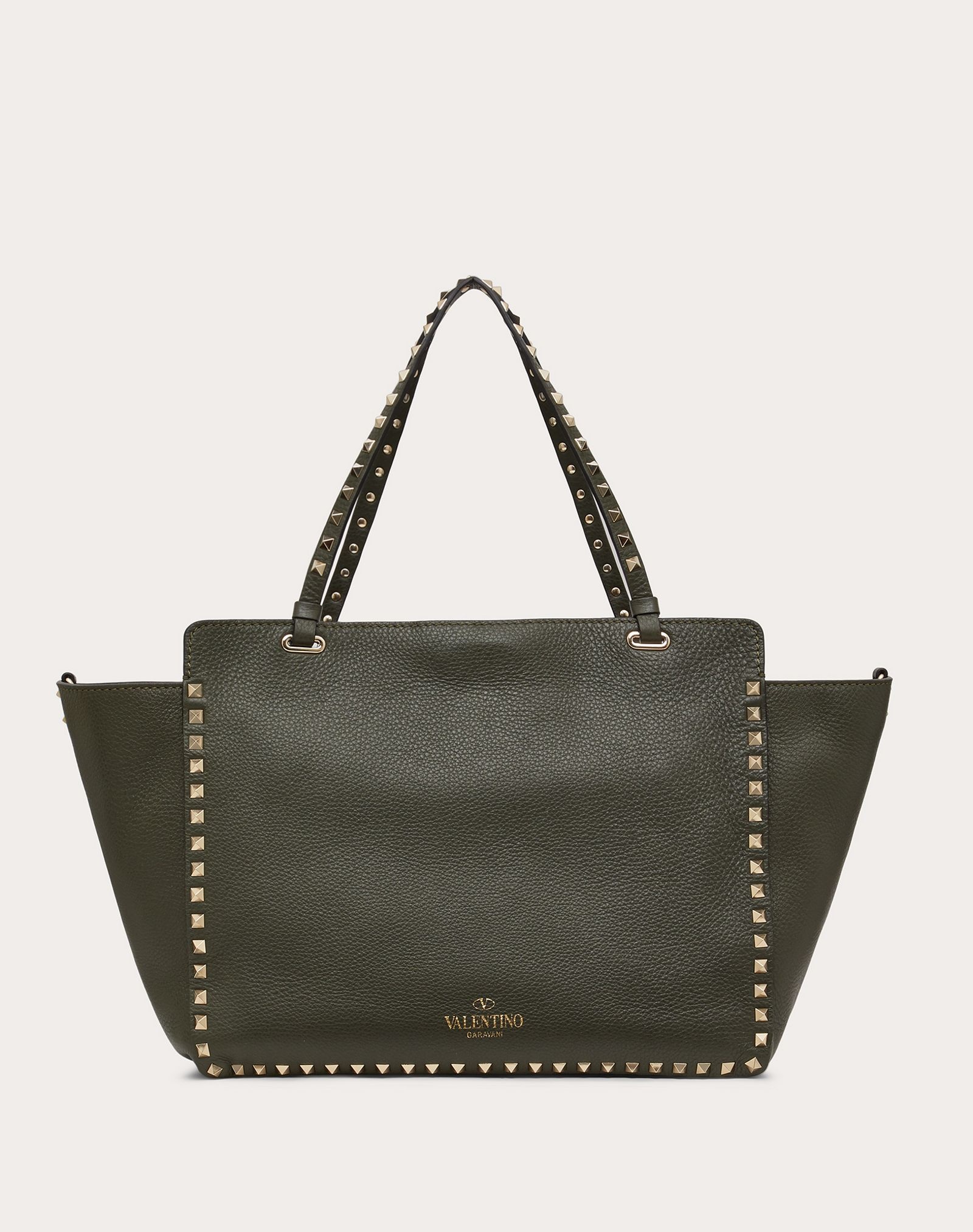 Medium Rockstud Grainy Calfskin Bag - 3