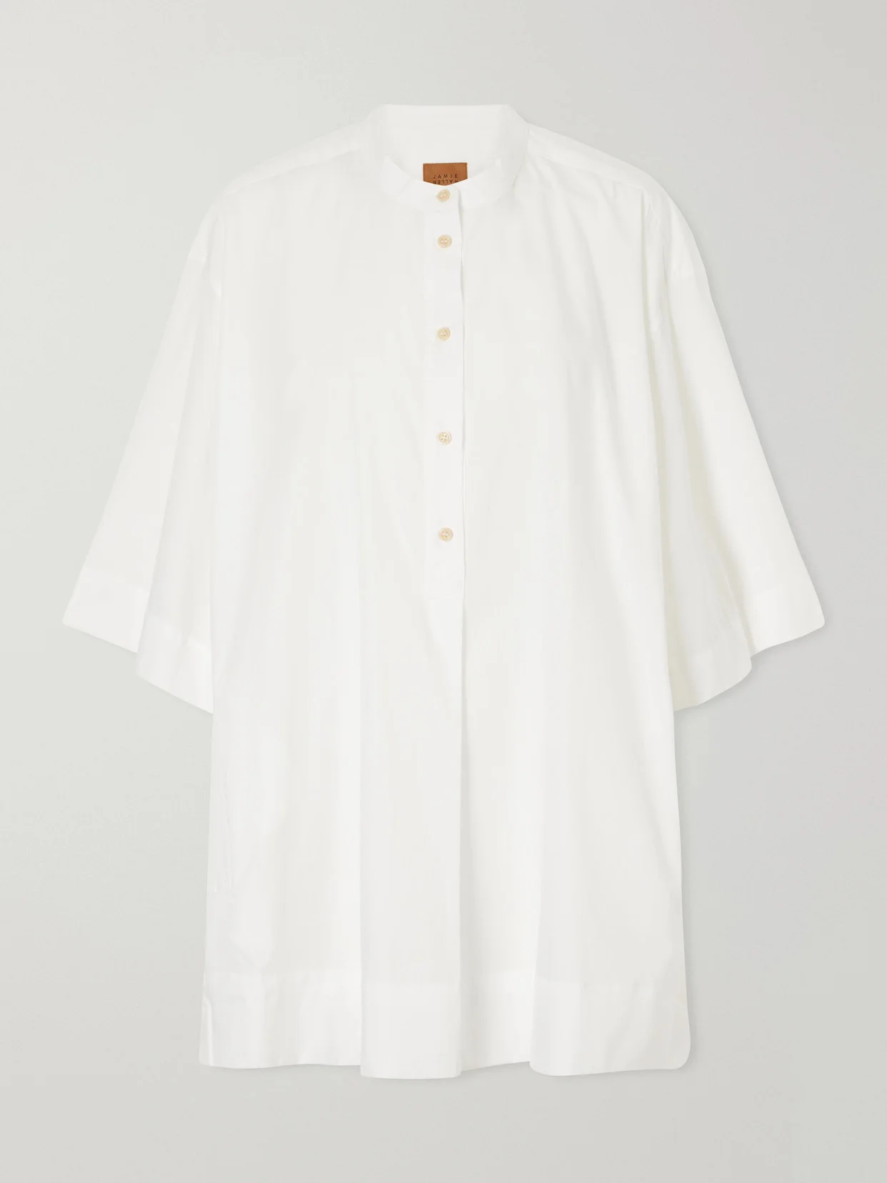 Caftan Cotton Mini Dress - 1