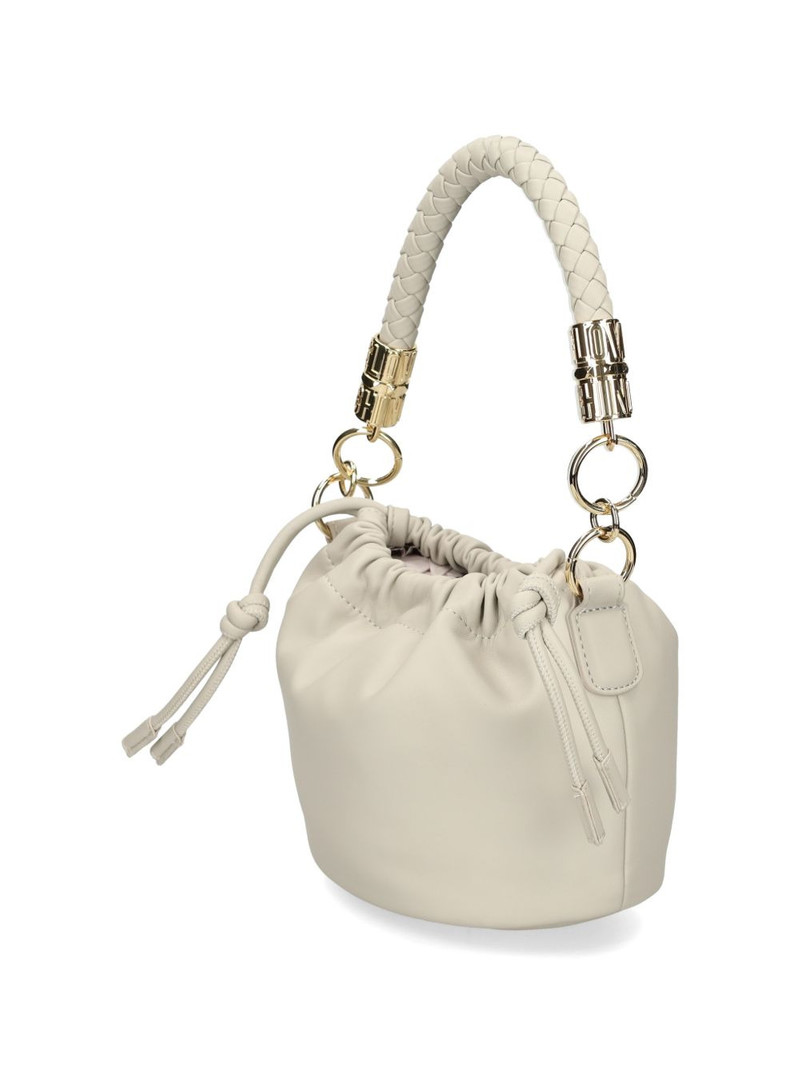 braided-handle embossed-logo shoulder bag 5