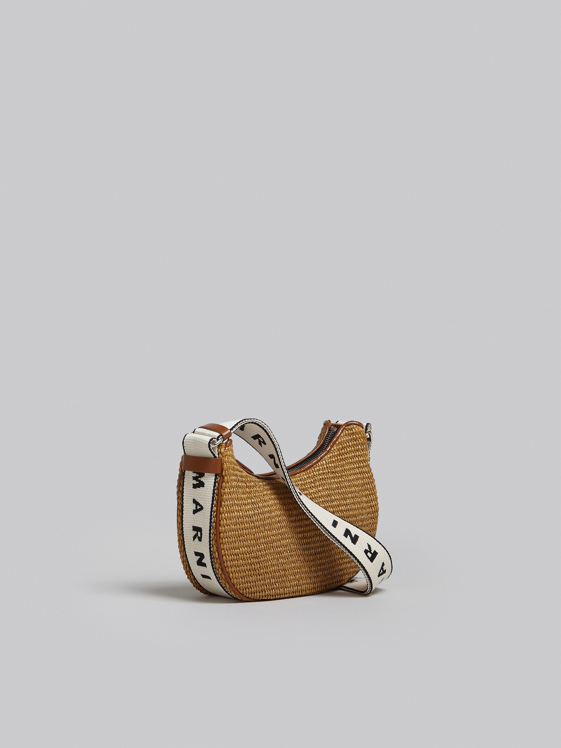 BEY SMALL BAG IN BROWN RAFFIA - 6