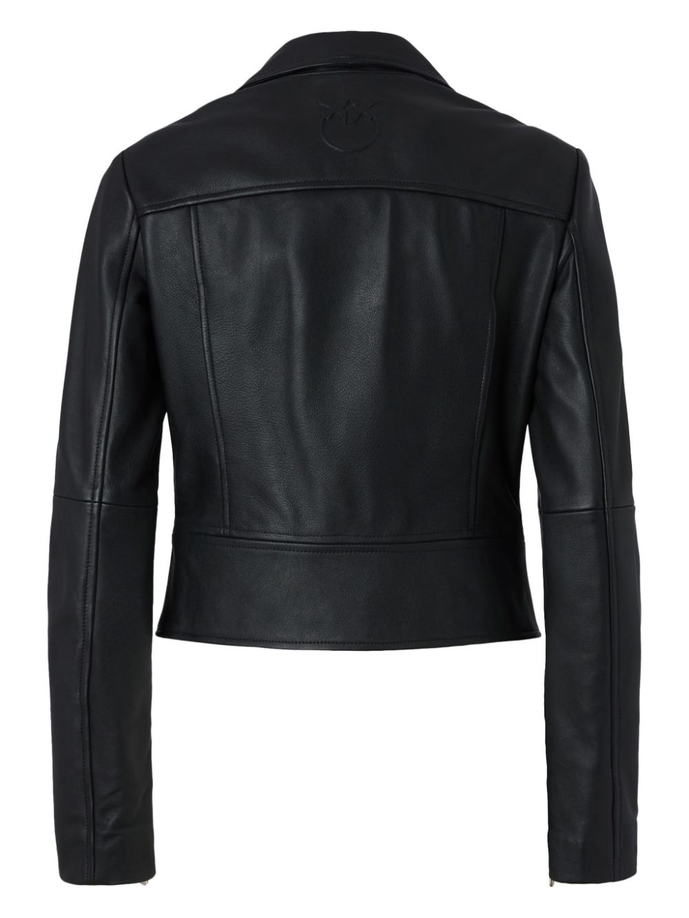 cropped biker jacket - 2