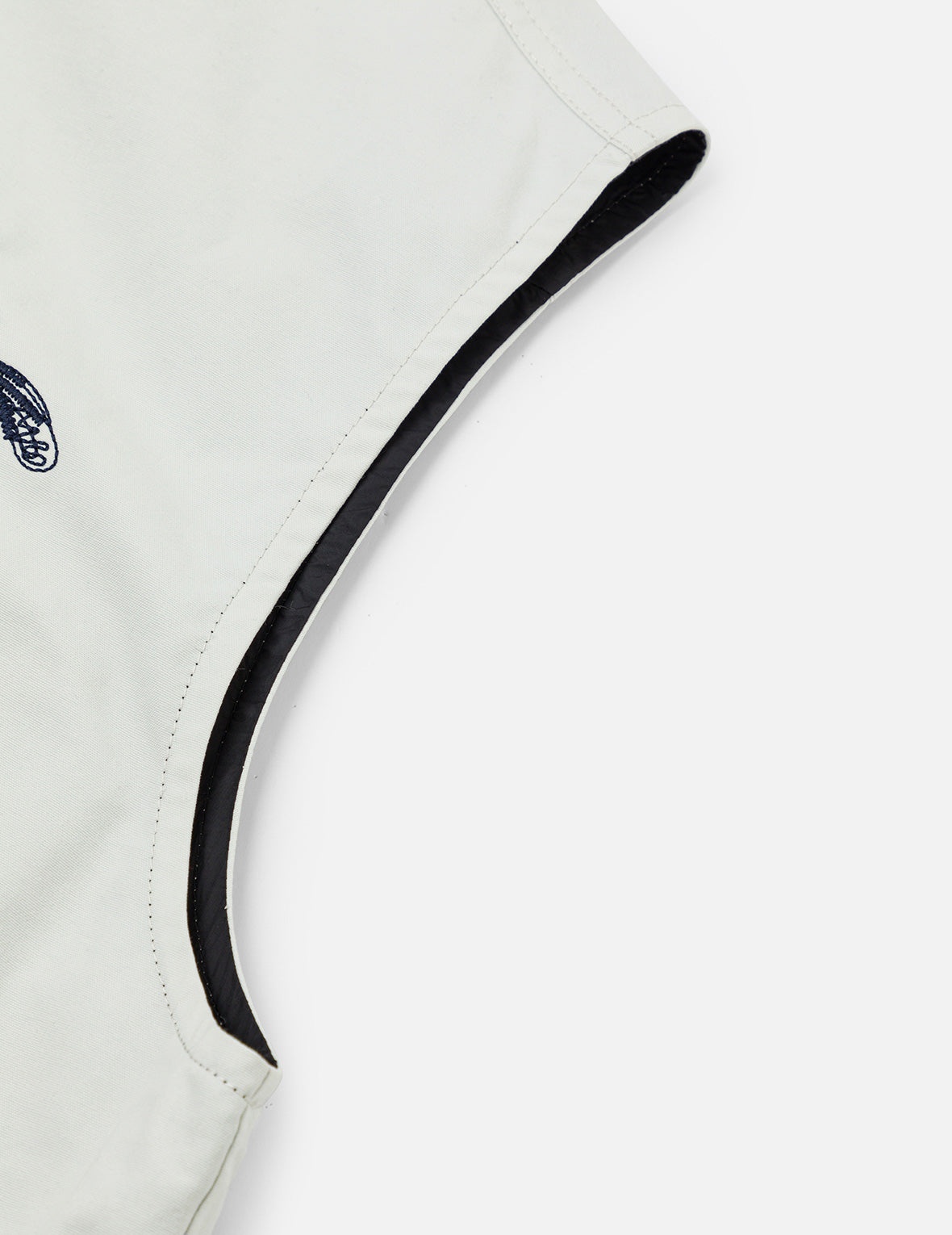 Artistic Logo Embroidery Fashion Fit Vest Jacket - 8