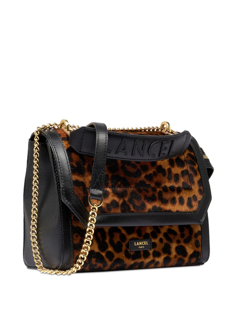 Ninon leopard-print flap bag 3