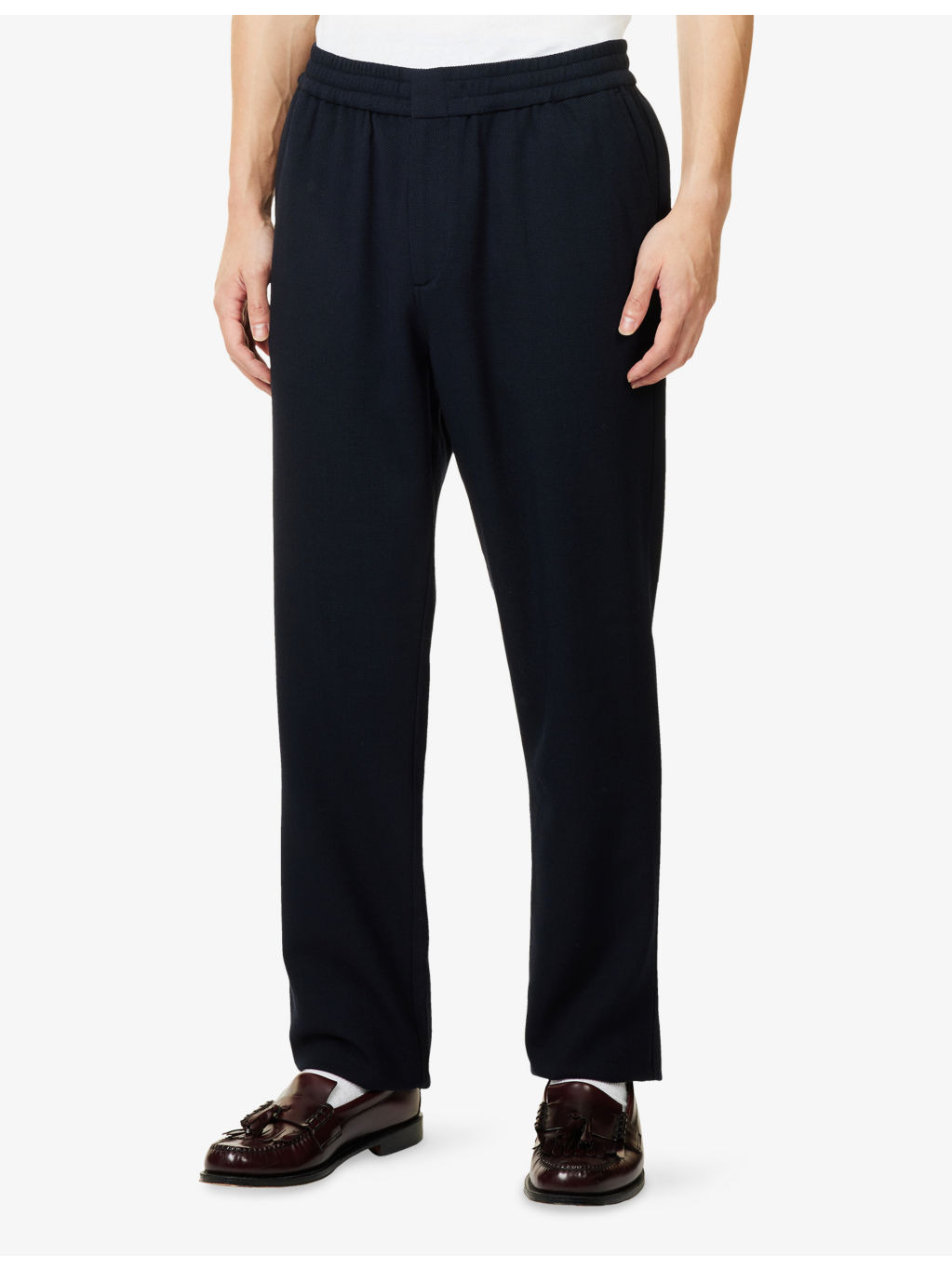 Drawstring Wool Trousers - 3