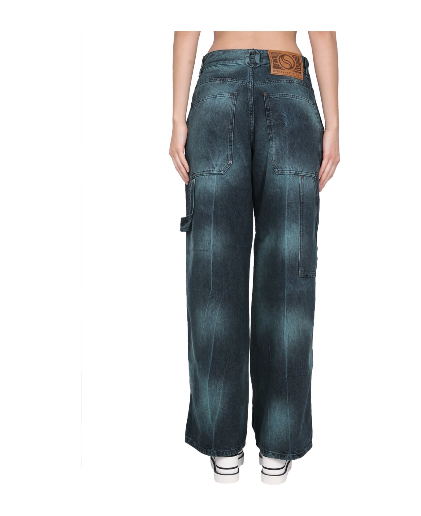 Jeans In Green Polyester - 4