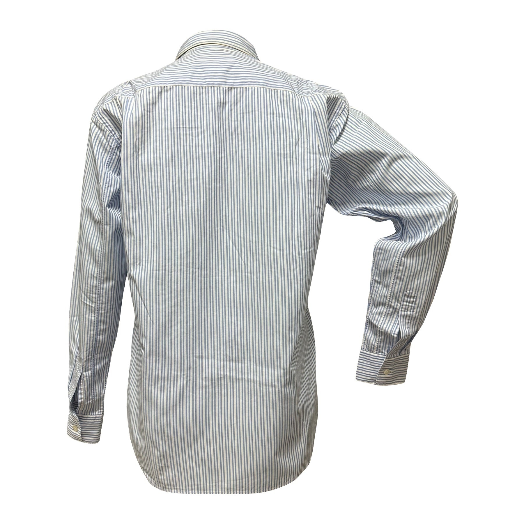 COMME DES GARÇONS HOMME PLUS Frill Striped Shirt - 2