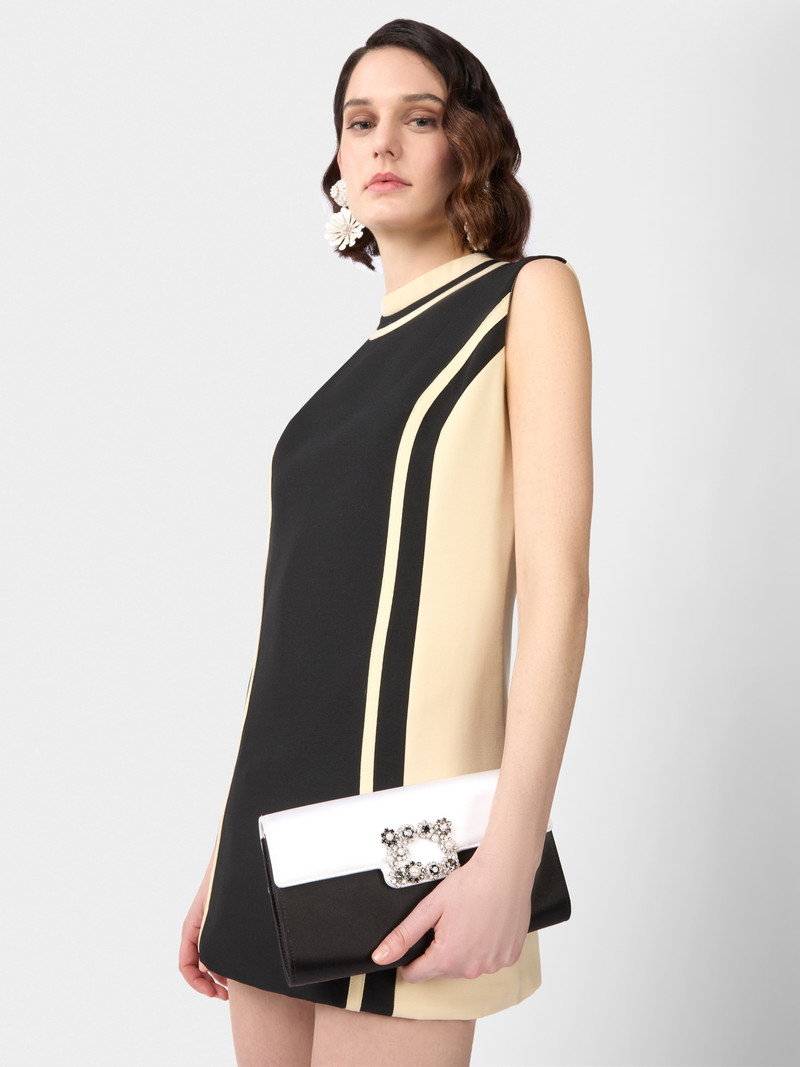 Efflorescence Clutch in satin 7