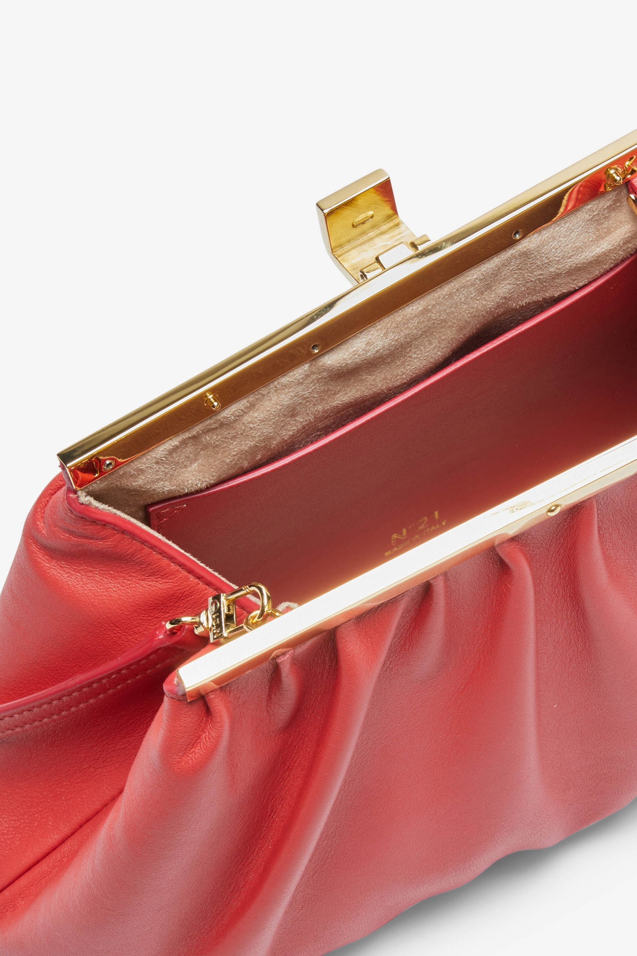 PUFFY JEANNE LEATHER SHOULDER BAG - 4