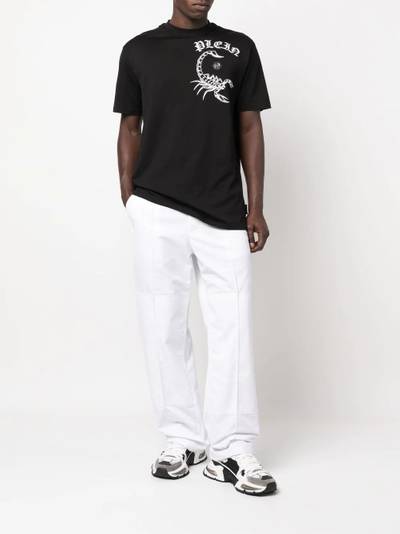 PHILIPP PLEIN chest logo-print detail T-shirt outlook