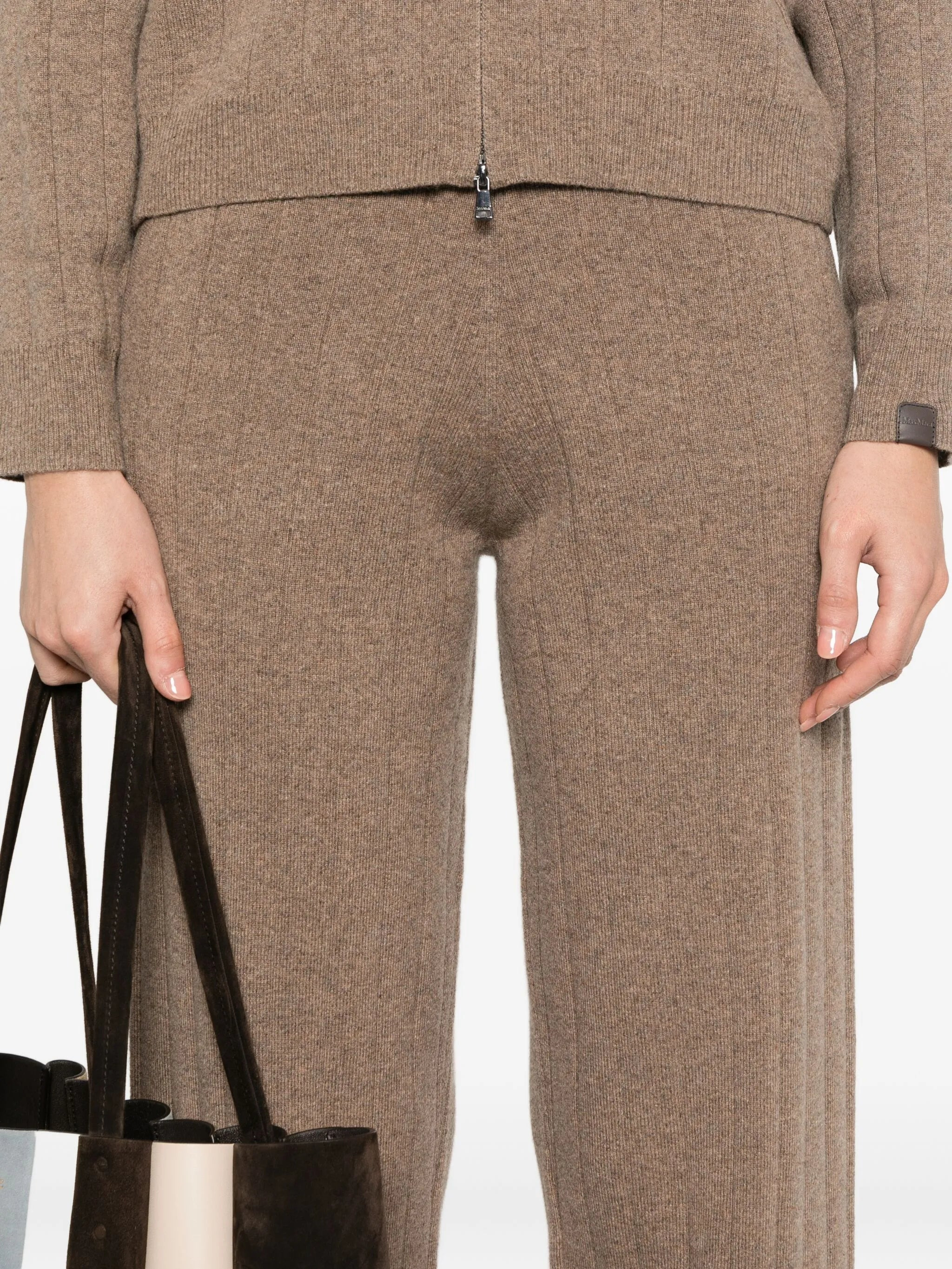 Max Mara Ribbed Cashmere Straight-leg Trousers - 3