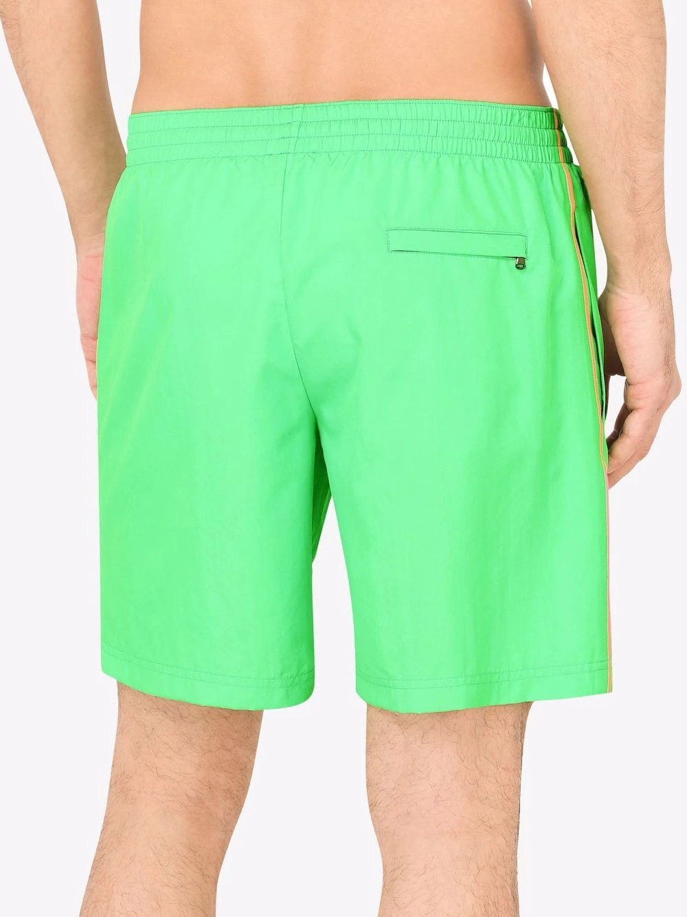 logo-print mid-length swim shorts - 3