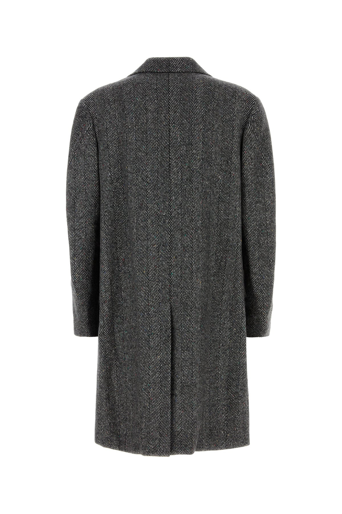Embroidered wool blend coat - 2