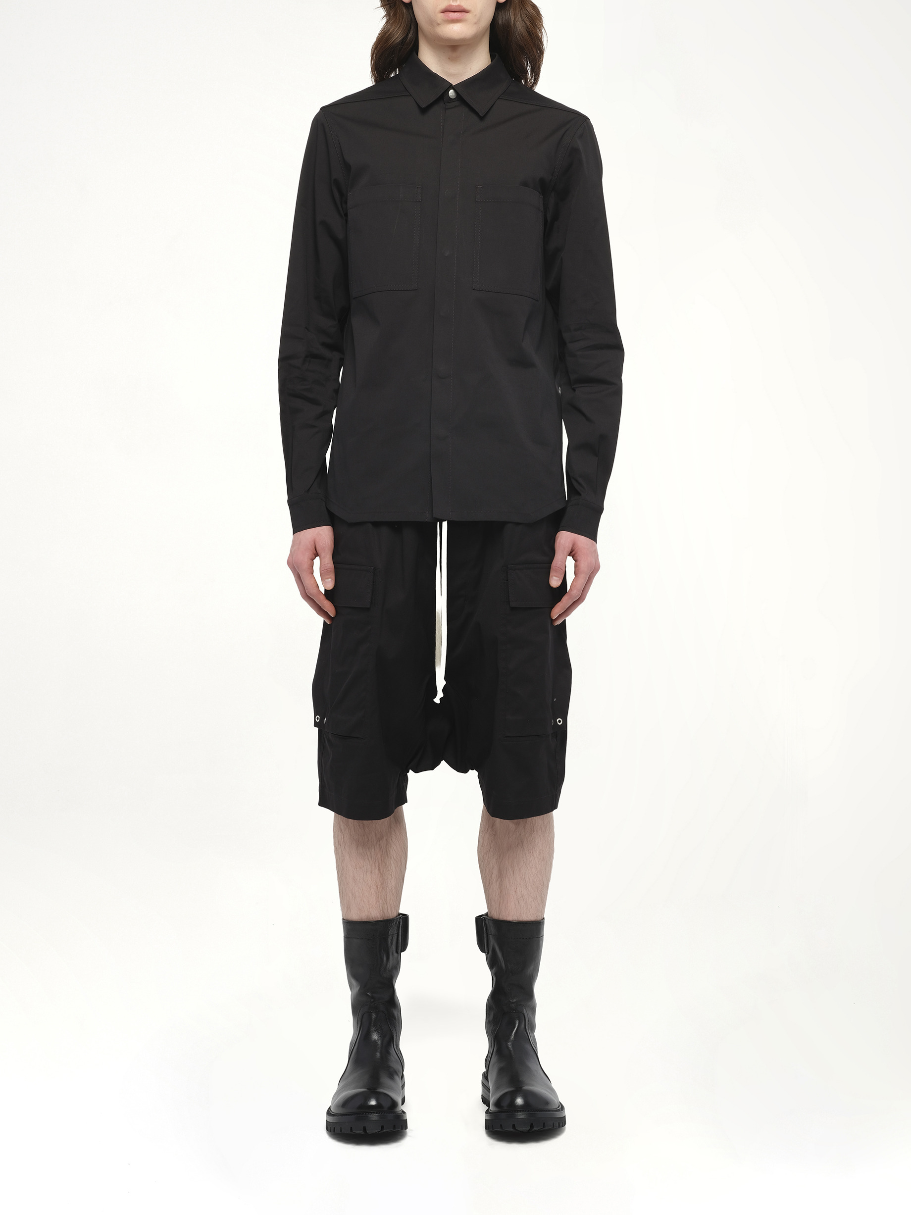 Outershirt in Black - 7