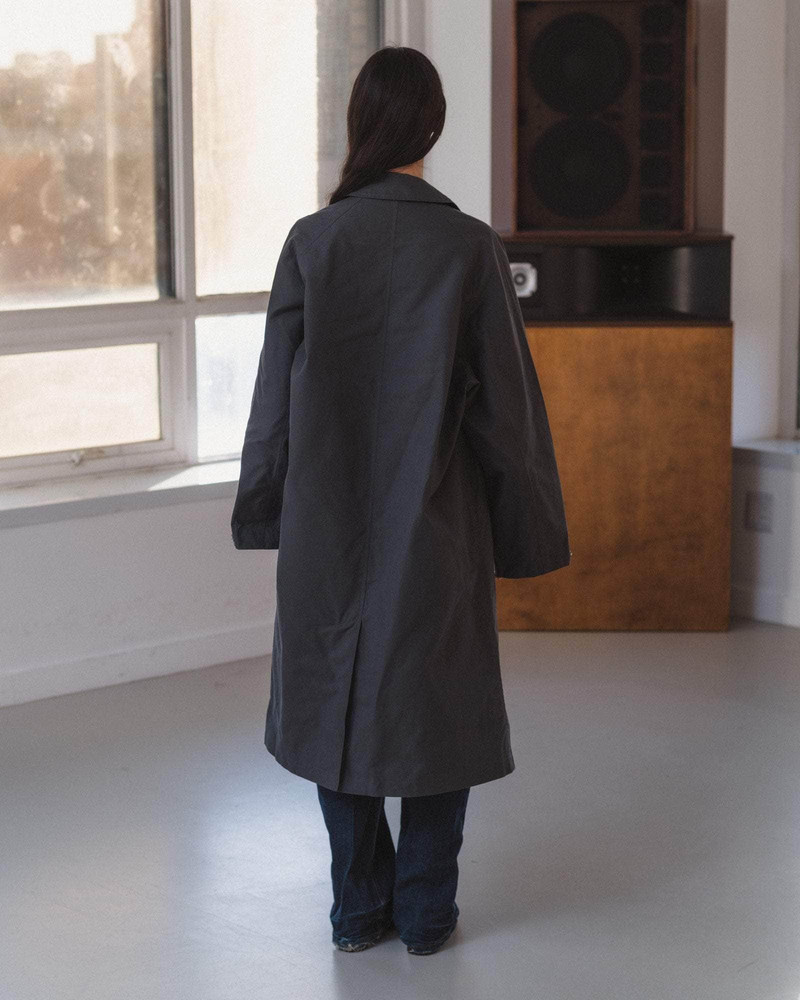 BASERANGE Even Long Coat - Waxed Cotton outlook