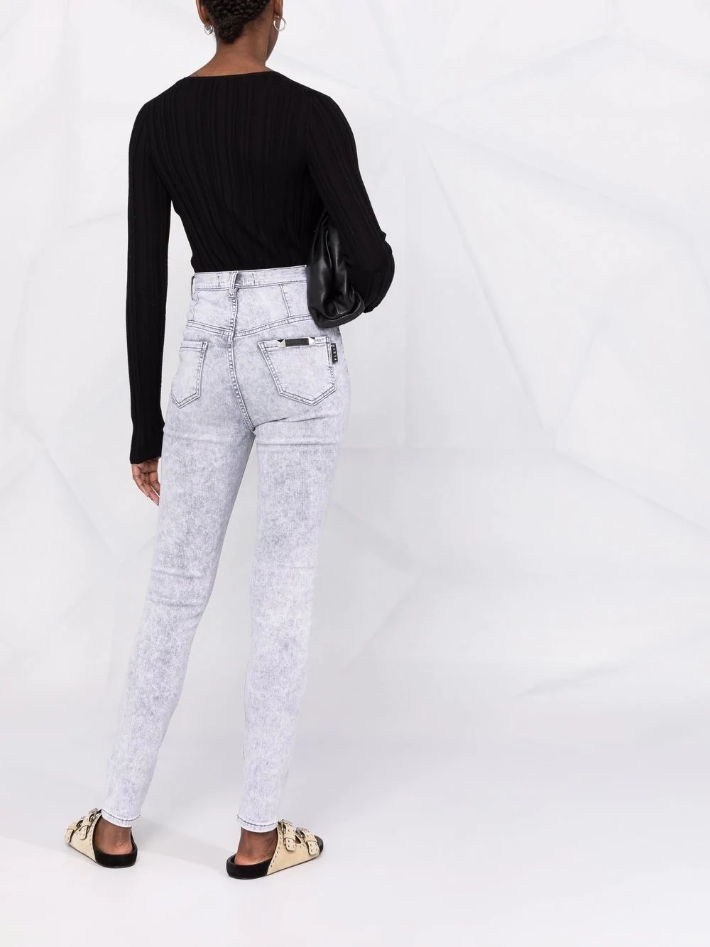super high waist jeggings - 6