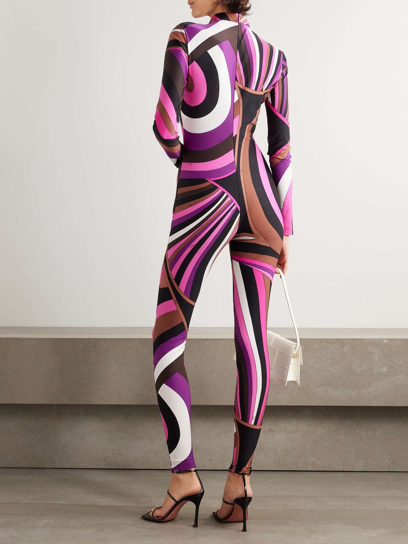 Printed stretch-jersey jumpsuit - 3