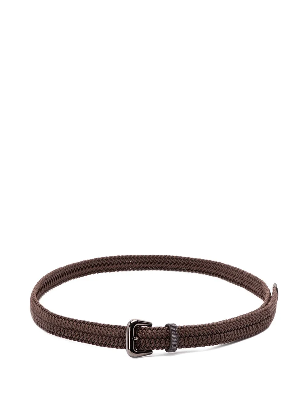 braided cotton belt - 1