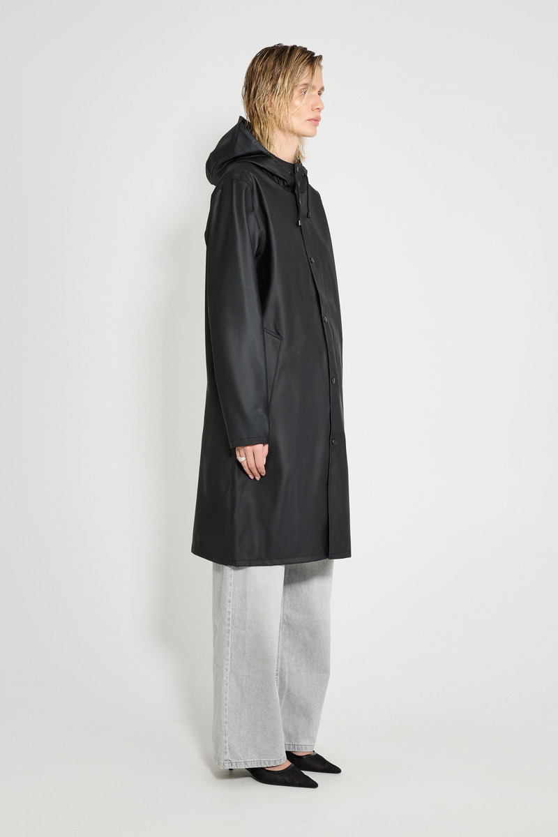Stutterheim Stockholm Long Raincoat Black outlook