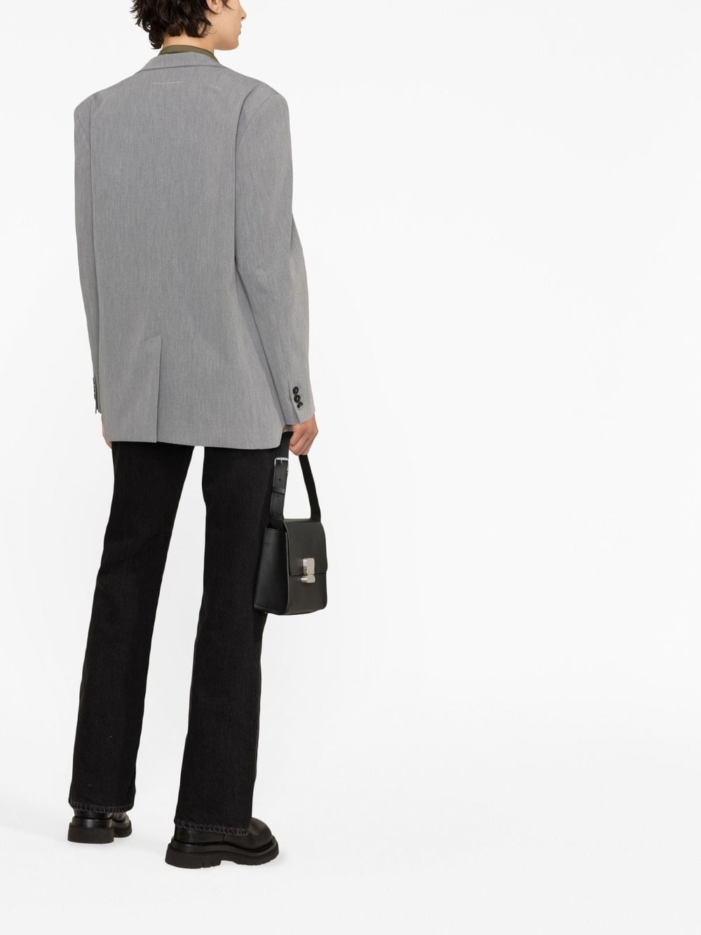 single-breasted boxy blazer - 4
