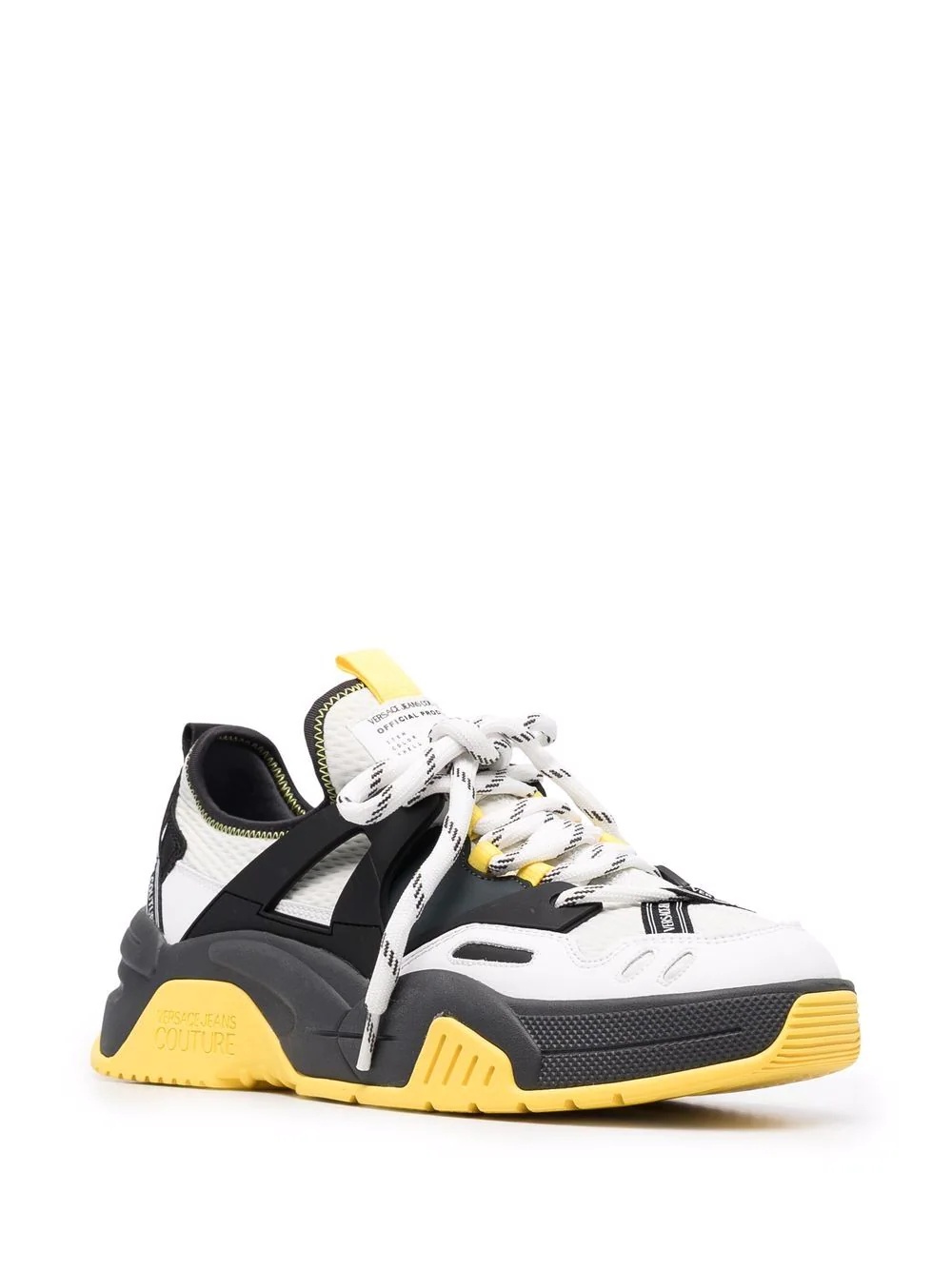 panelled low-top sneakers - 2