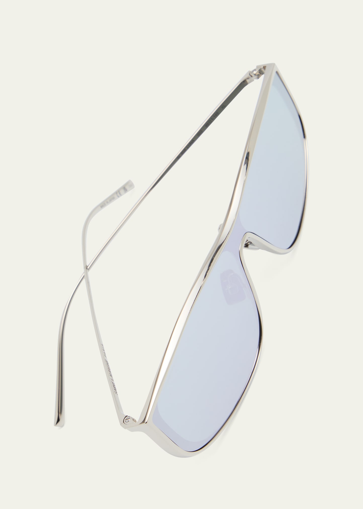 Men's Sl 605 Metal Rectangle Sunglasses - 5