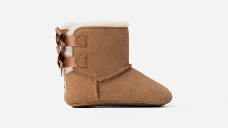 ® Infants' Bailey Bow Sheepskin Classic Boots in Chestnut 1