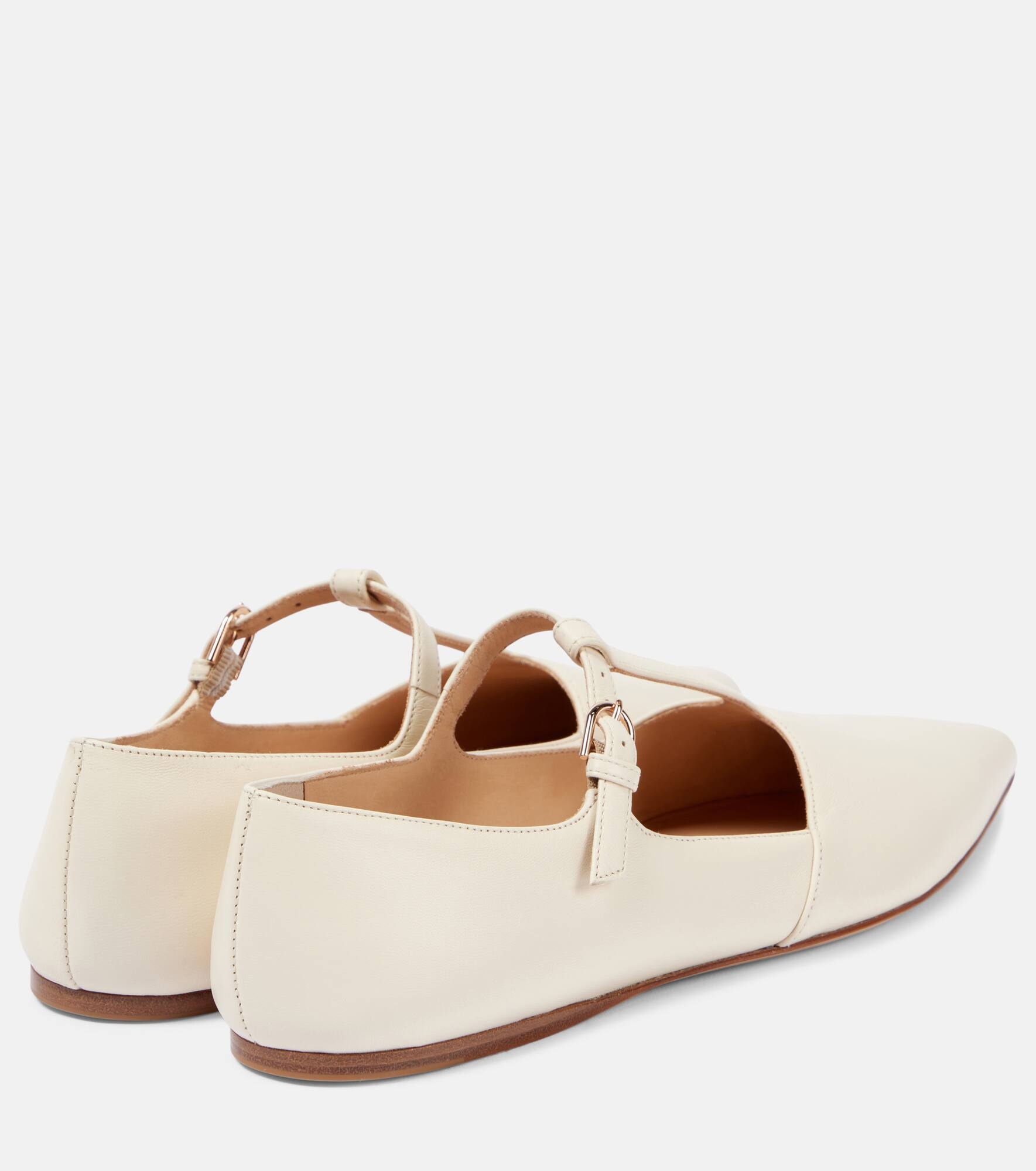 Lola leather ballet flats - 3