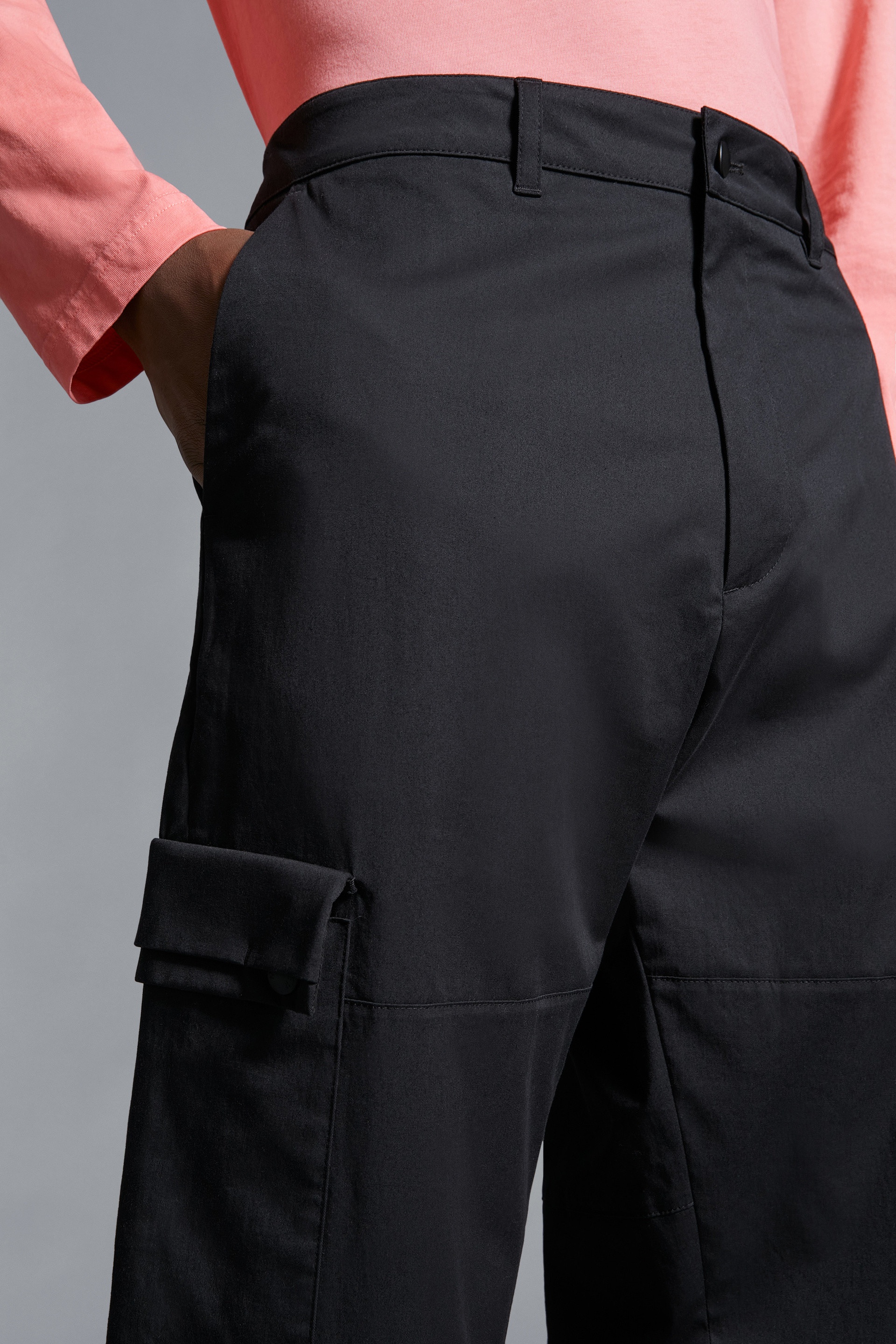 Stretch Gabardine Cargo Pants - 6