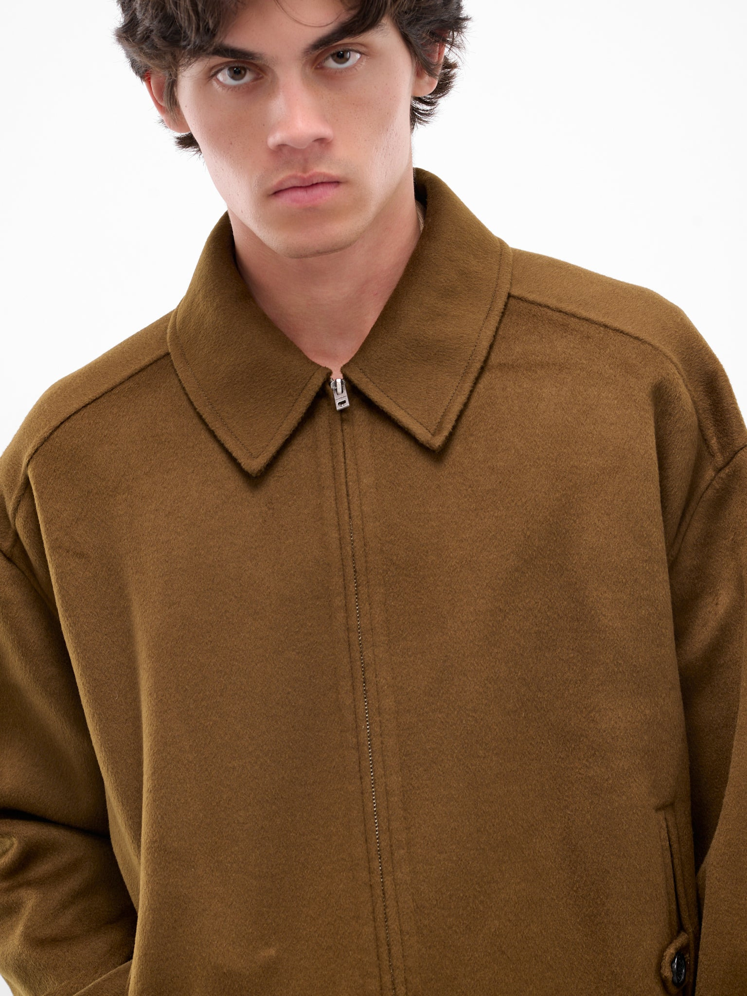 Brown Zip Coach Jacket - 4