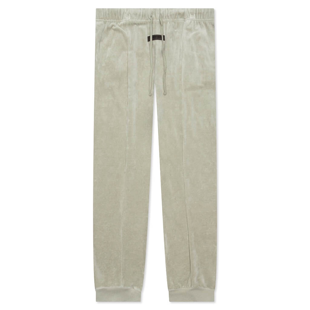 FEAR OF GOD ESSENTIALS WOMEN'S VELOUR PANT - SEAFOAM - 1
