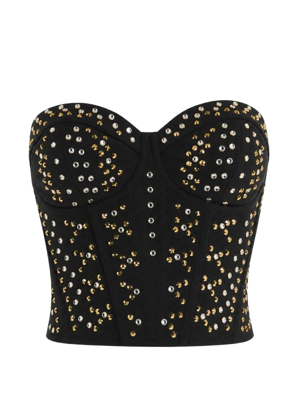 Oberon stud-embellished corset top - 1