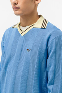 adidas Wales Bonner Knit Football Long Sleeve Shirt in Lucky