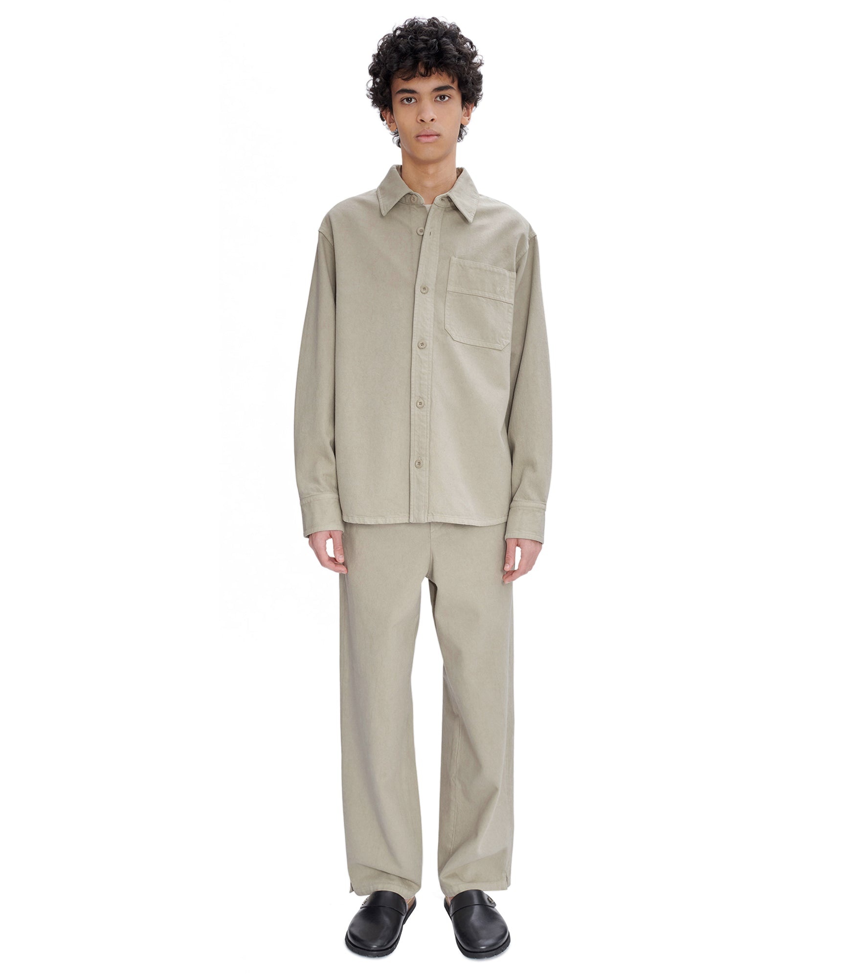 Basile Brodée Poitrine overshirt - 4