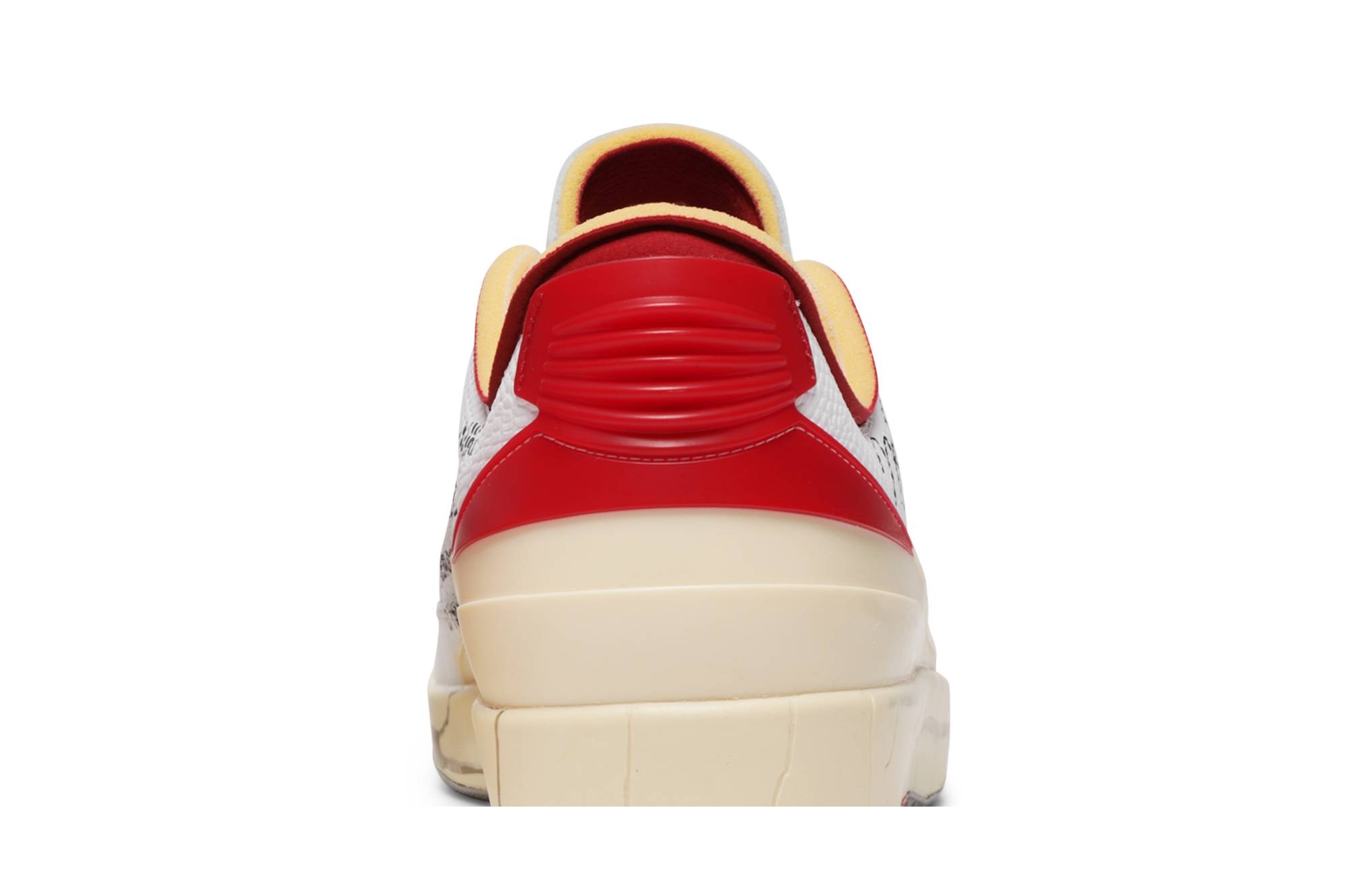 Off-White x Air Jordan 2 Retro Low SP 'White Varsity Red' - 7