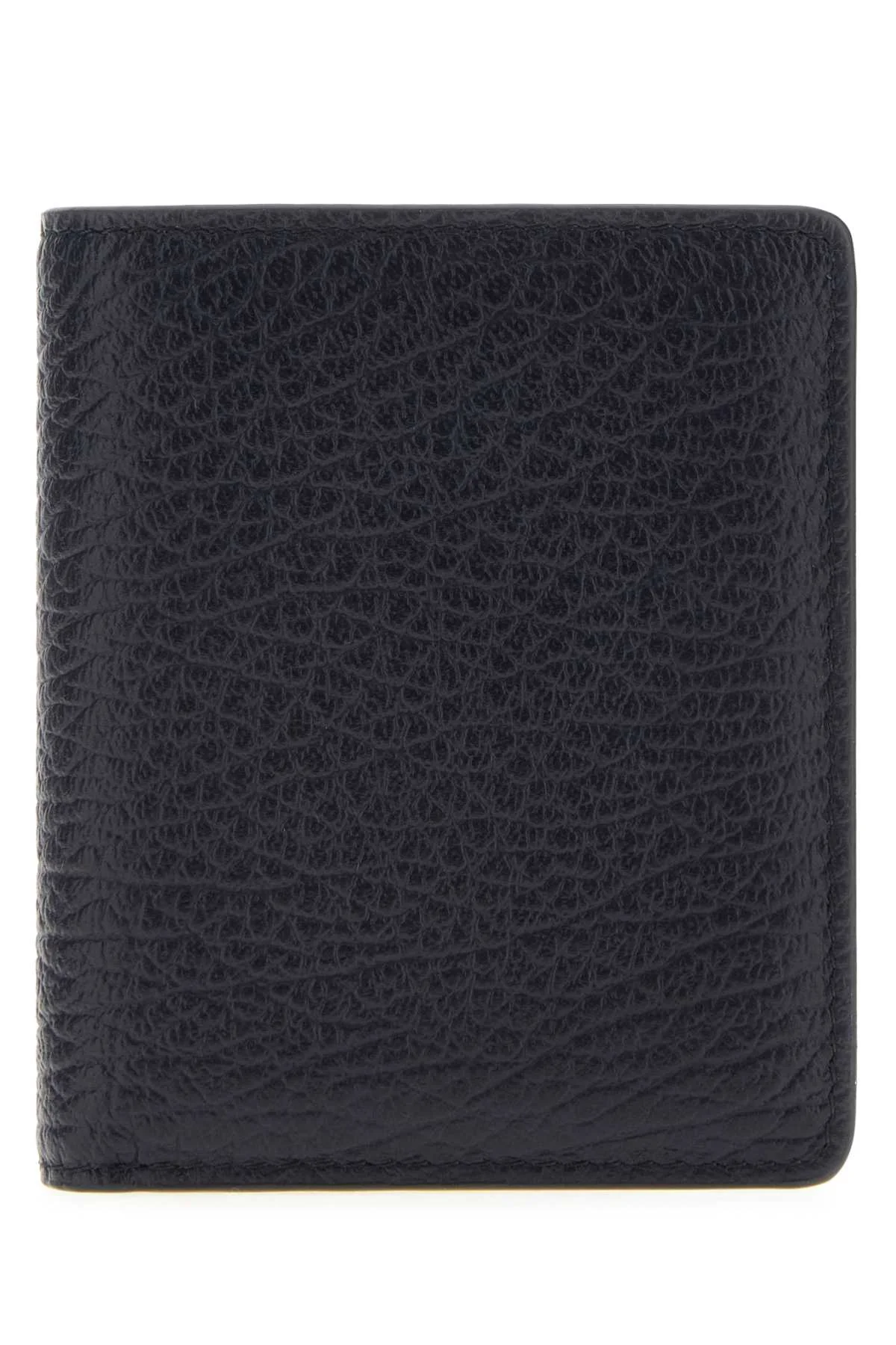 Maison Margiela Men Midnight Blue Leather Wallet - 1