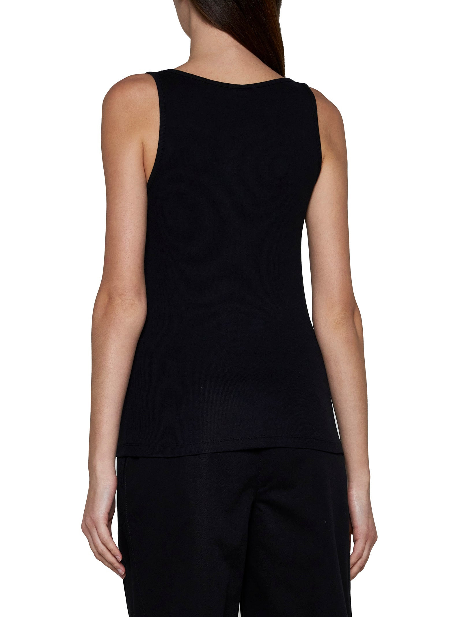 Toteme Women Rib Knit Cotton Tank Top - 4