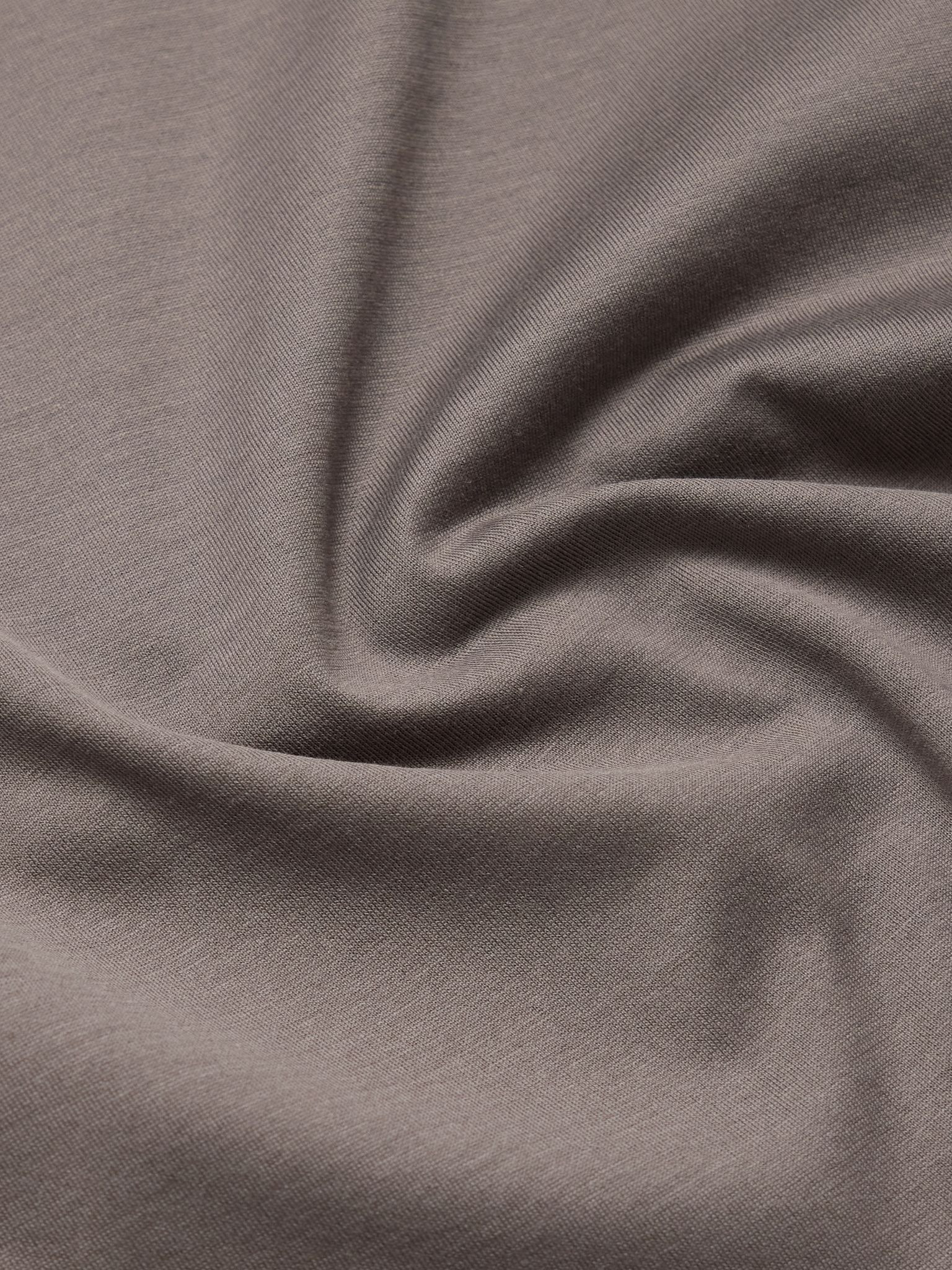 Slim-Fit Cotton-Jersey T-Shirt Brown - 5