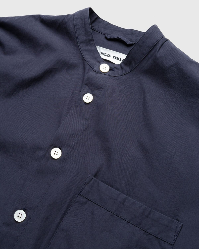 Birkenstock x Tekla – Poplin Pyjama Shirt Slate 7