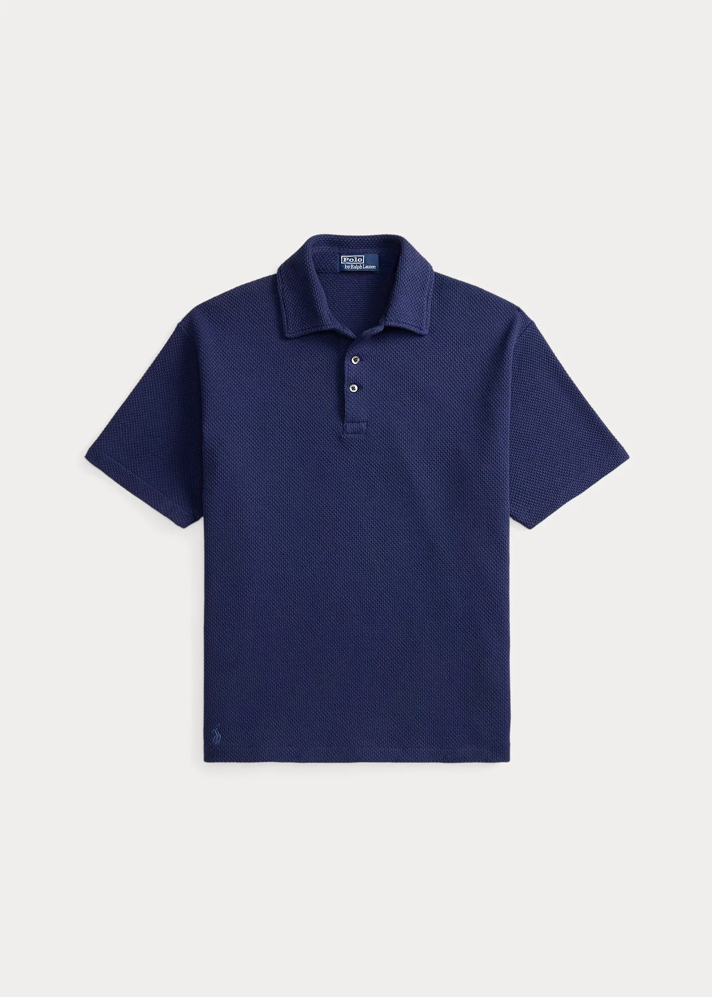 Standard Fit Textured Piqué Polo Shirt - 1