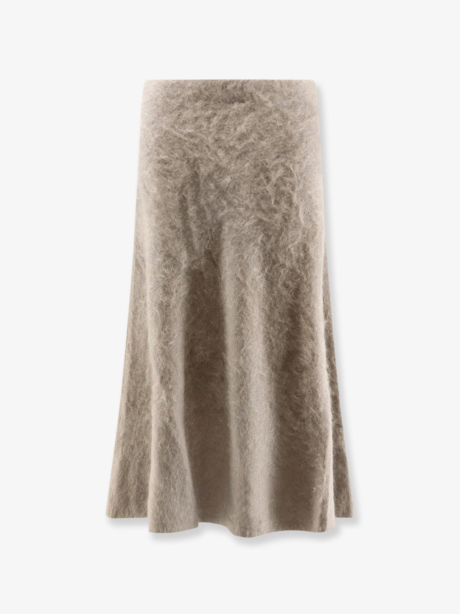 NUDE - Nude Cashmere Midi Skirt - 1