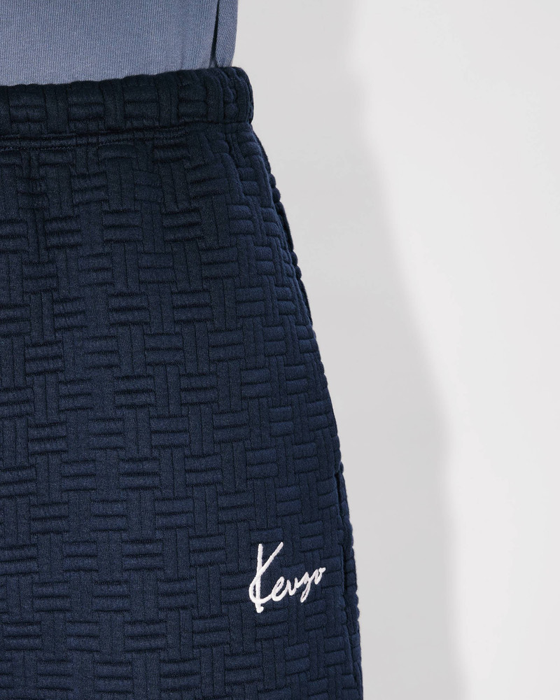 'KENZO Weave' embroidered oversized short 5