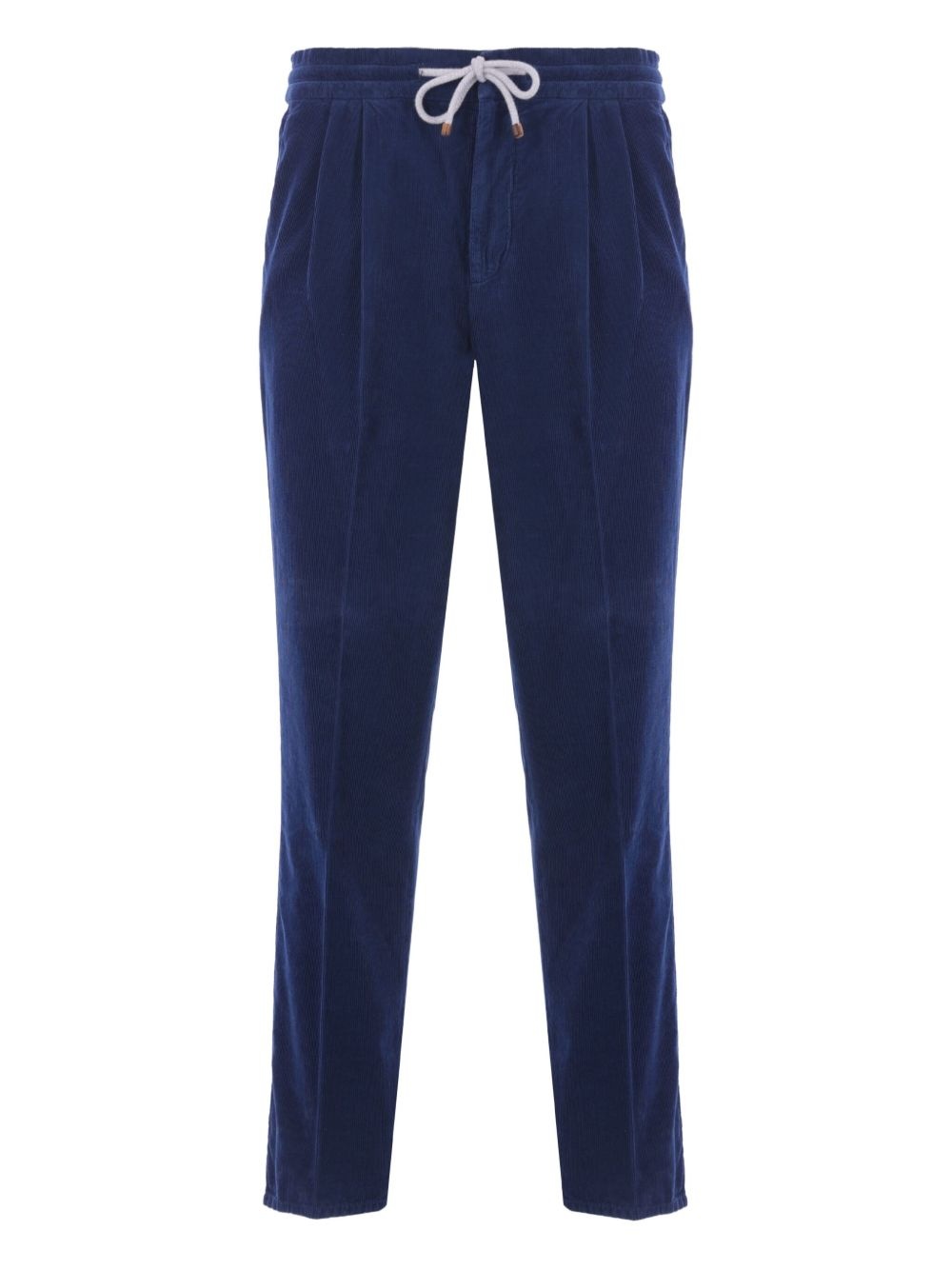 corduroy drawstring trousers - 1